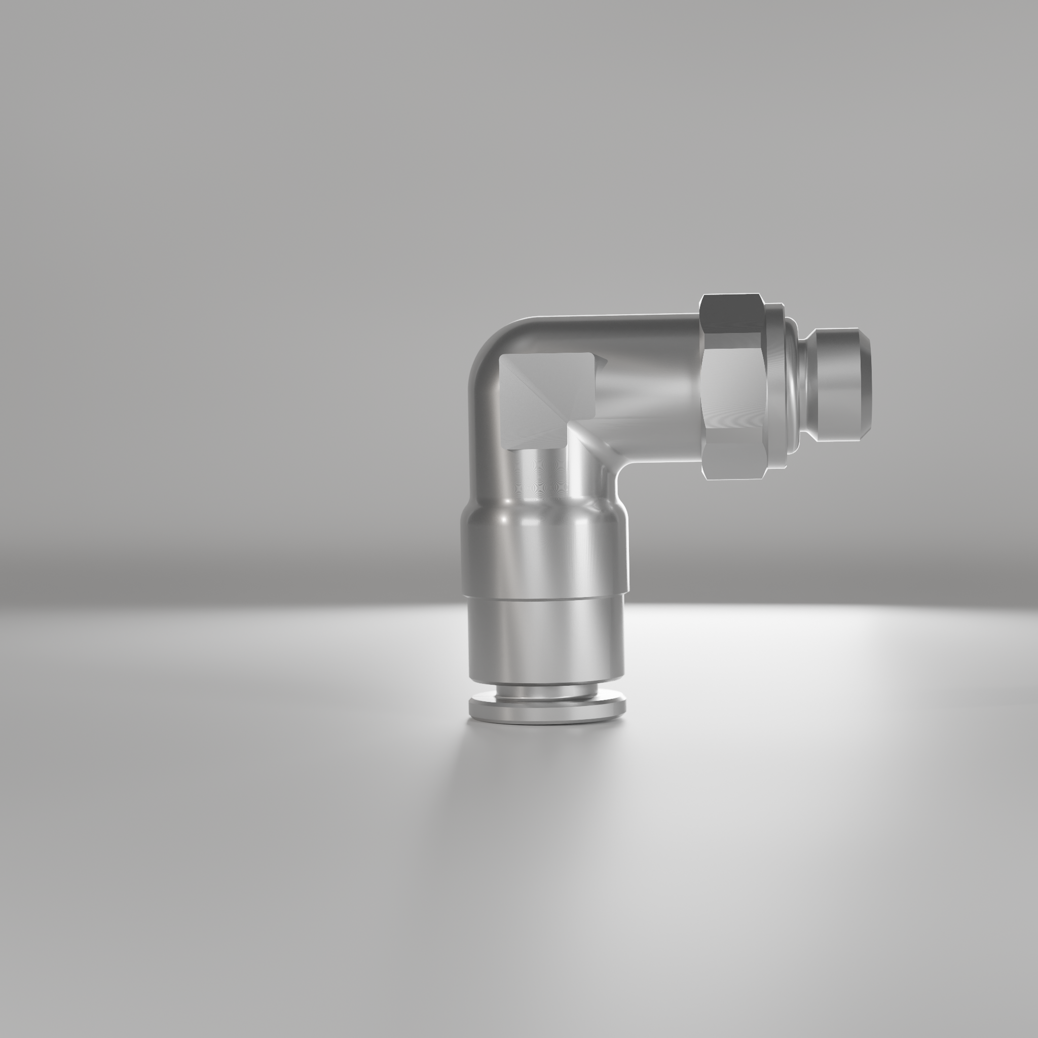 Schlauchanschlussstück, 90°, Gewinde g1=M6x0,75