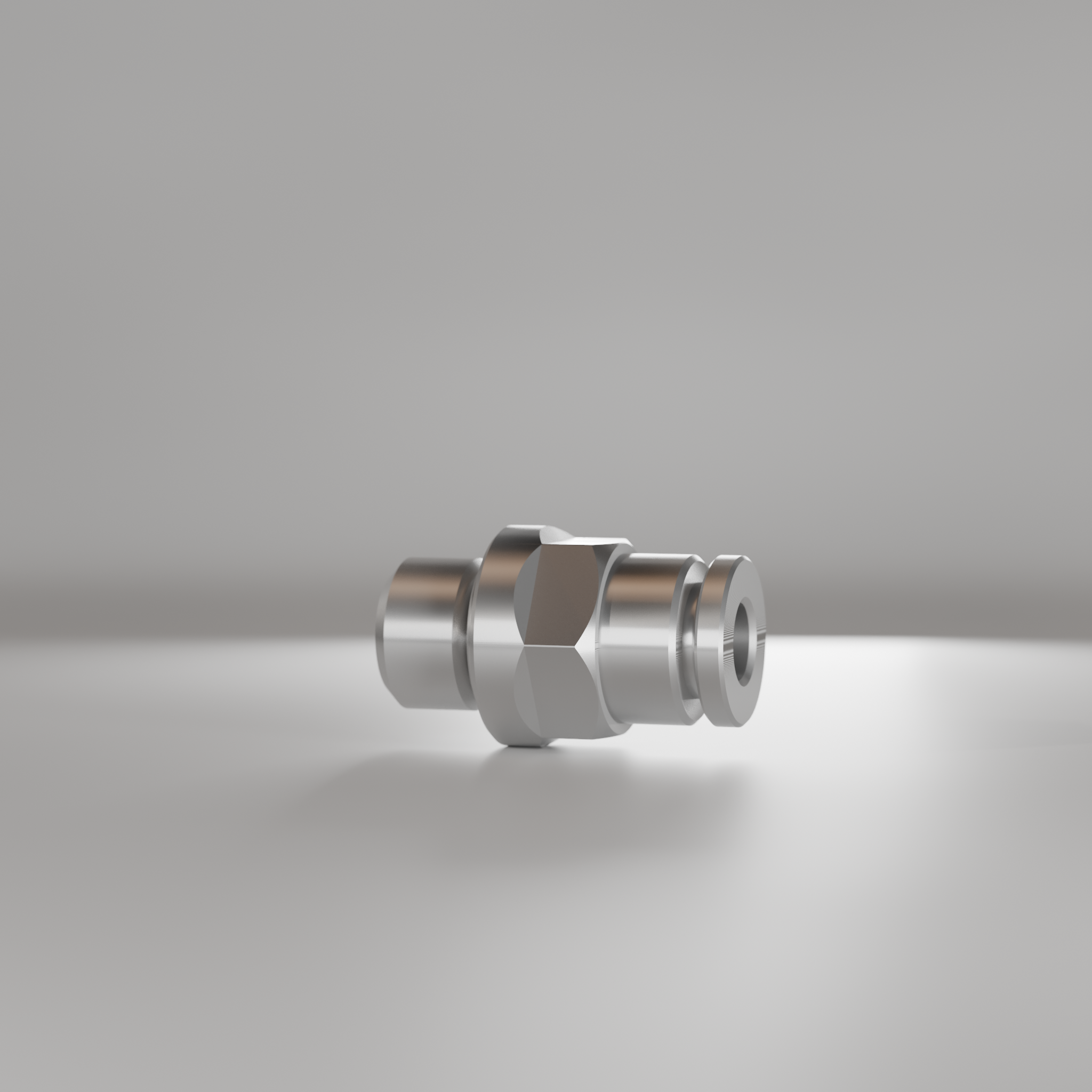 Tube connector, straight, thread M8x1