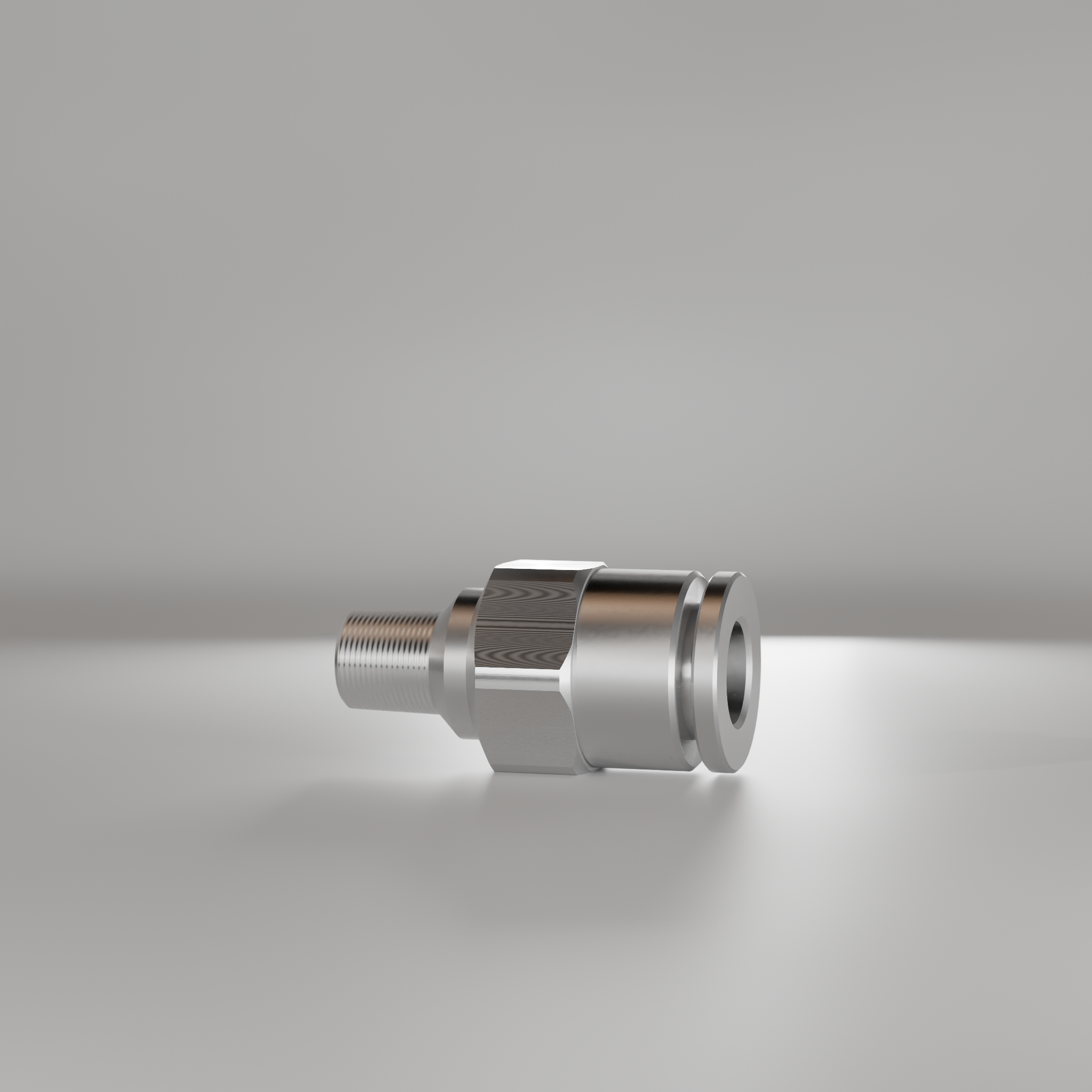 Tube connector, straight, thread M6x0,75