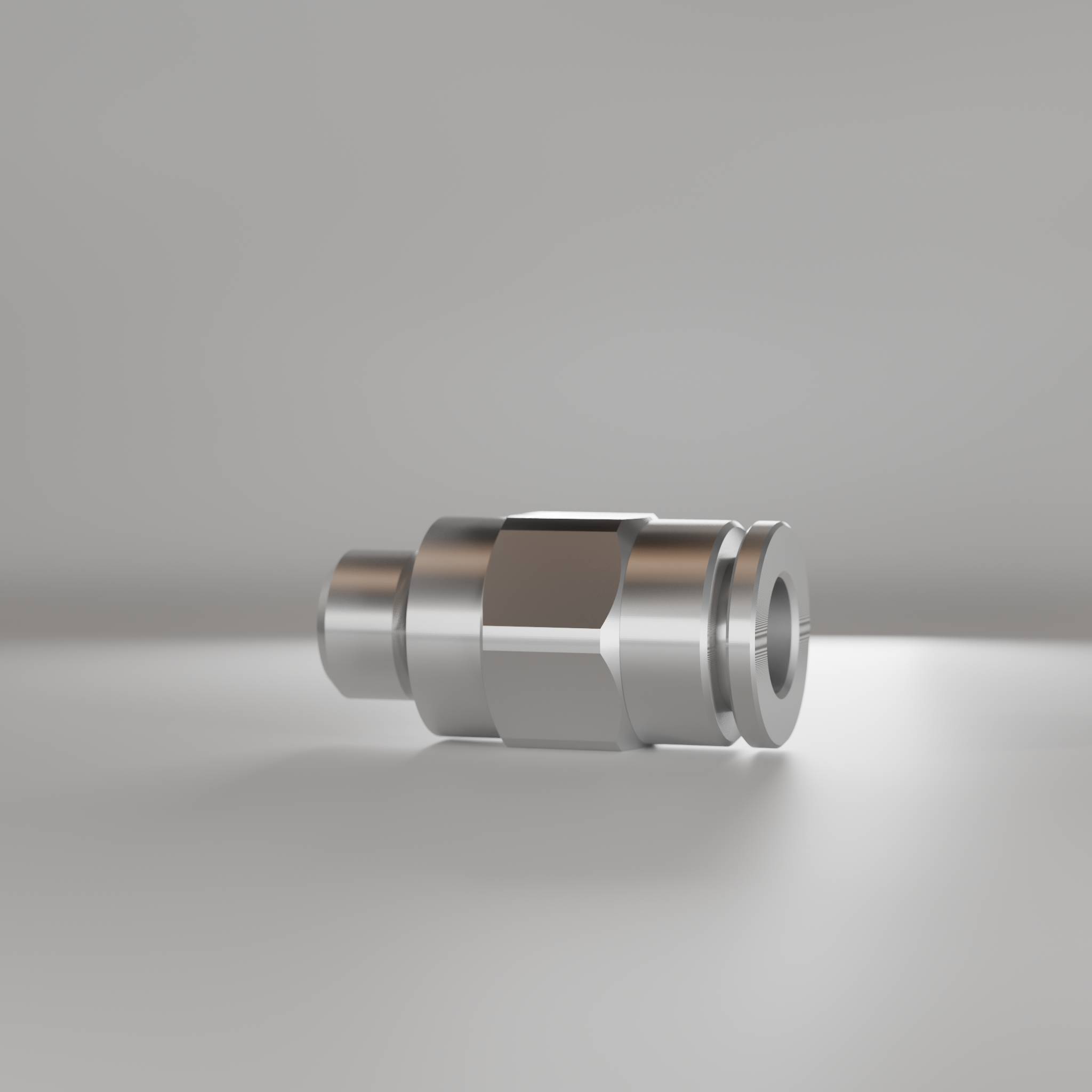 Tube connector, straight, thread M8x1