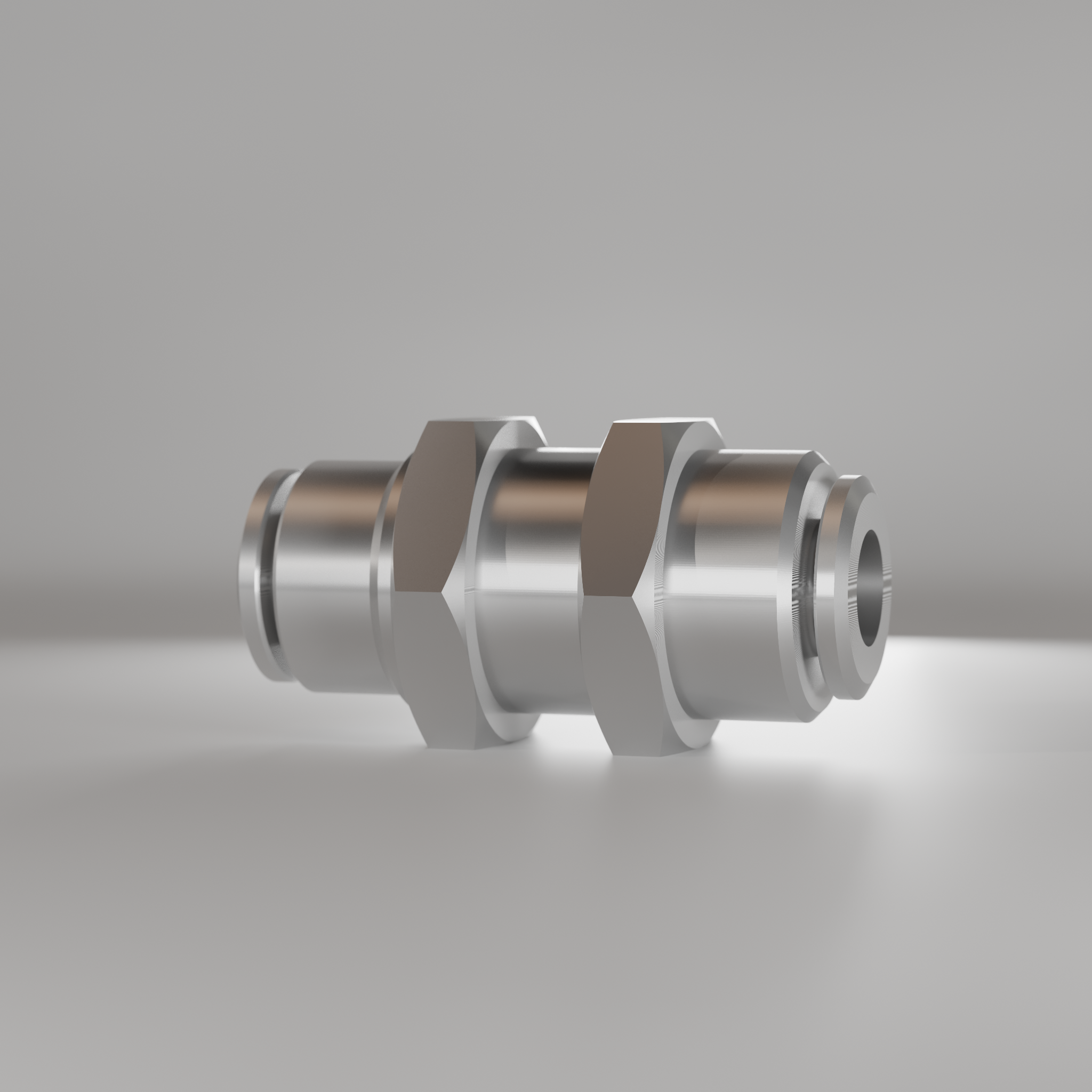 Bulkhead fitting, straight, 