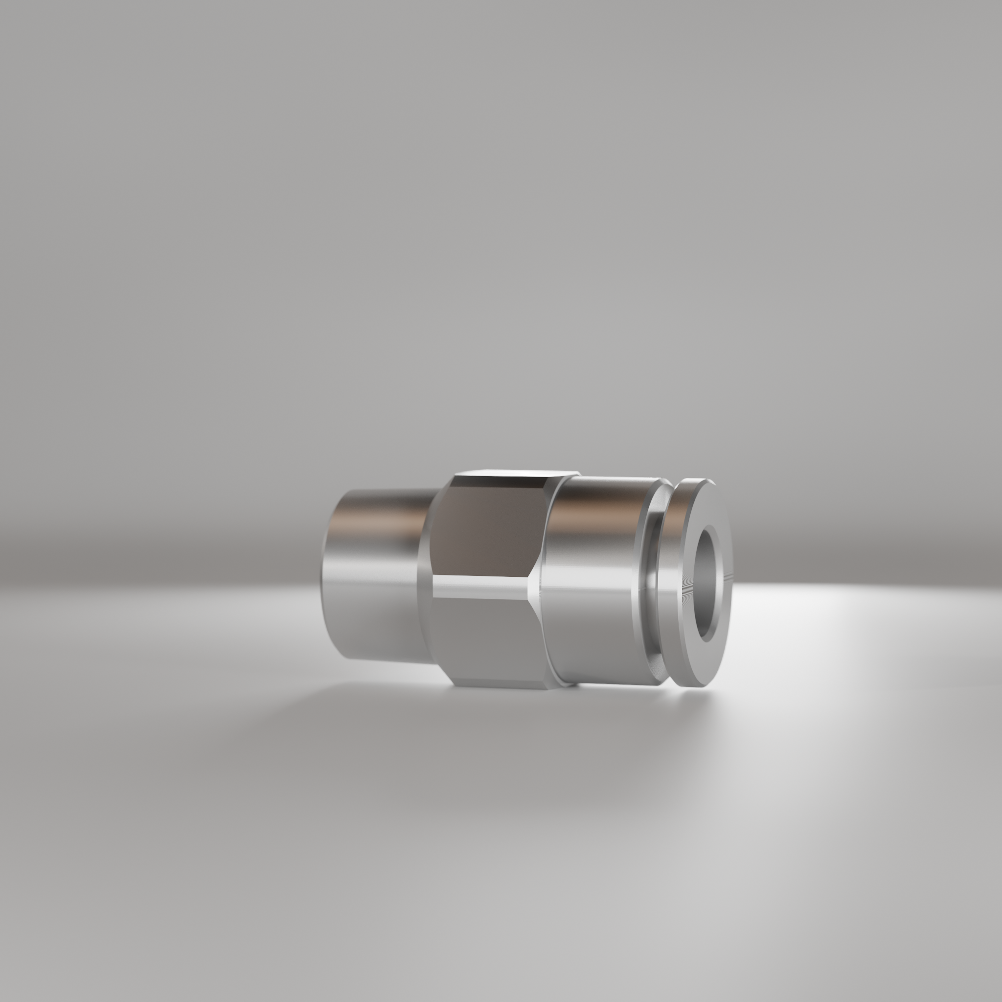 Tube connector, straight, thread M10x1