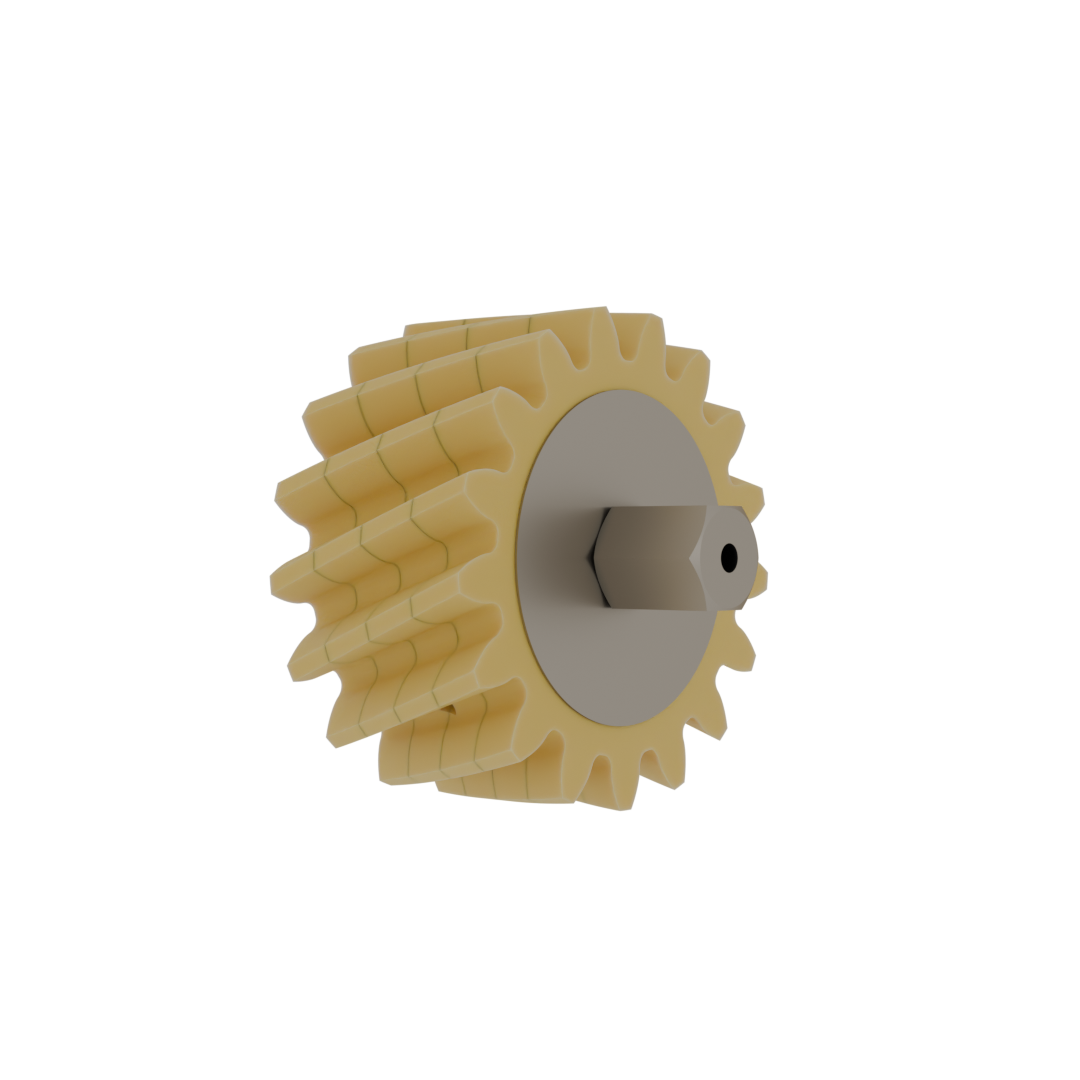 Sets PU-Lubrication Pinion LH with axis, right-angled