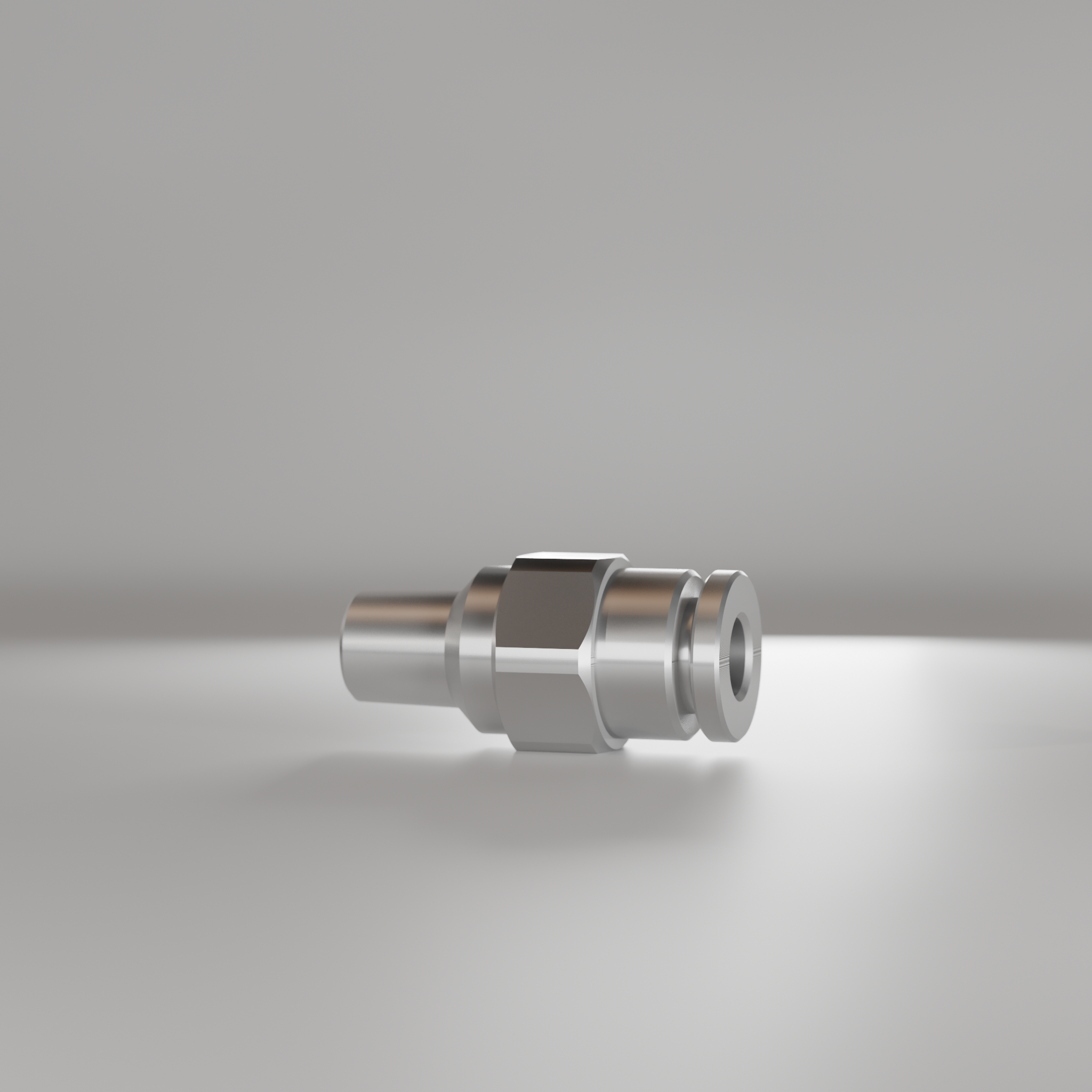 Tube connector, straight, thread M6x0,75
