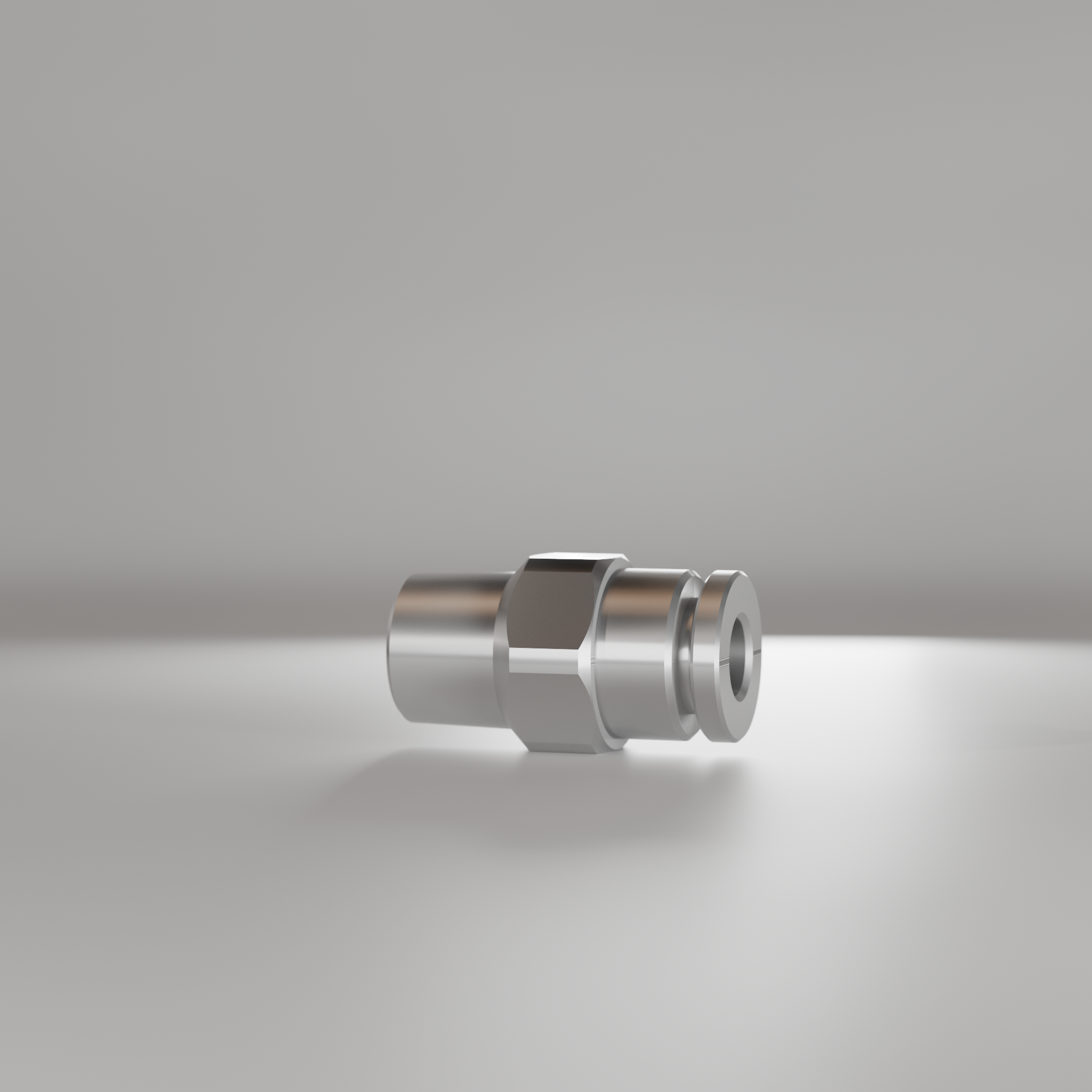 Tube connector, straight, thread M8x1